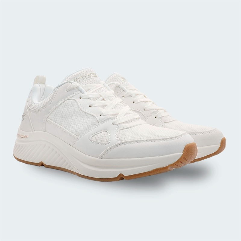 Tenis Skechers Bobs Arch Comfort Blanco Mujer