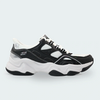 Tenis Skechers Bobs Diego Negro Blanco Mujer