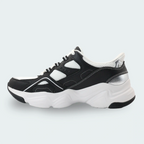 Tenis Skechers Bobs Diego Negro Blanco Mujer