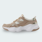 Tenis Skechers Bobs Diego Beige Mujer