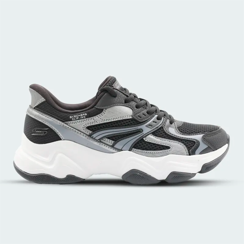 Tenis Skechers Bobs Diego Negro Mujer