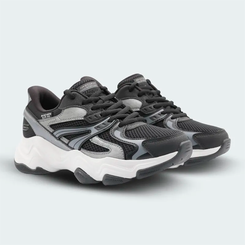 Tenis Skechers Bobs Diego Negro Mujer