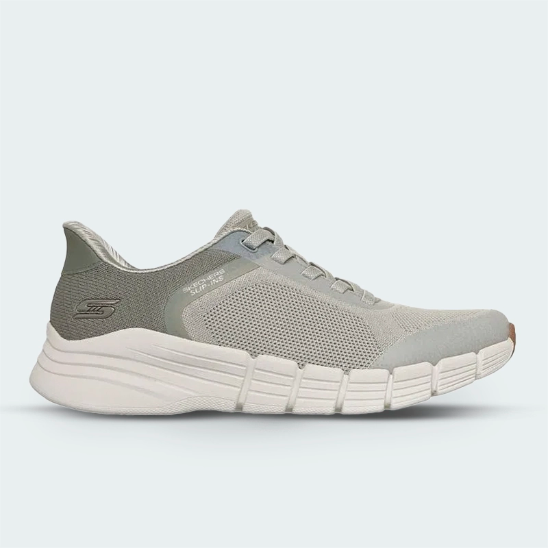 Tenis Skechers Bobs B Flex 2.0 Gris Verde Mujer