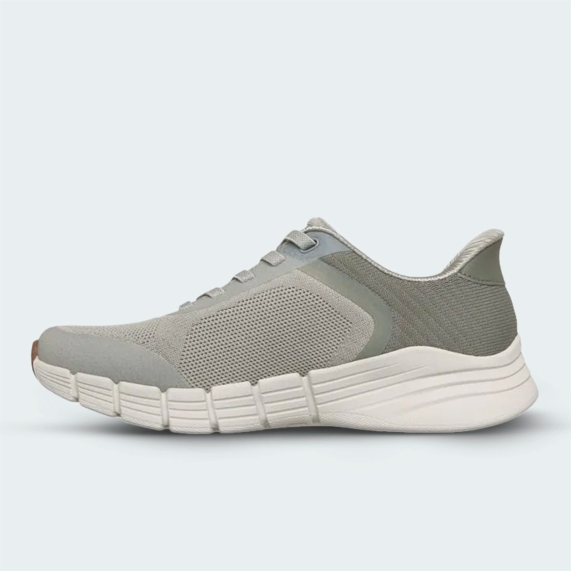 Tenis Skechers Bobs B Flex 2.0 Gris Verde Mujer