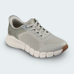 Tenis Skechers Bobs B Flex 2.0 Gris Verde Mujer