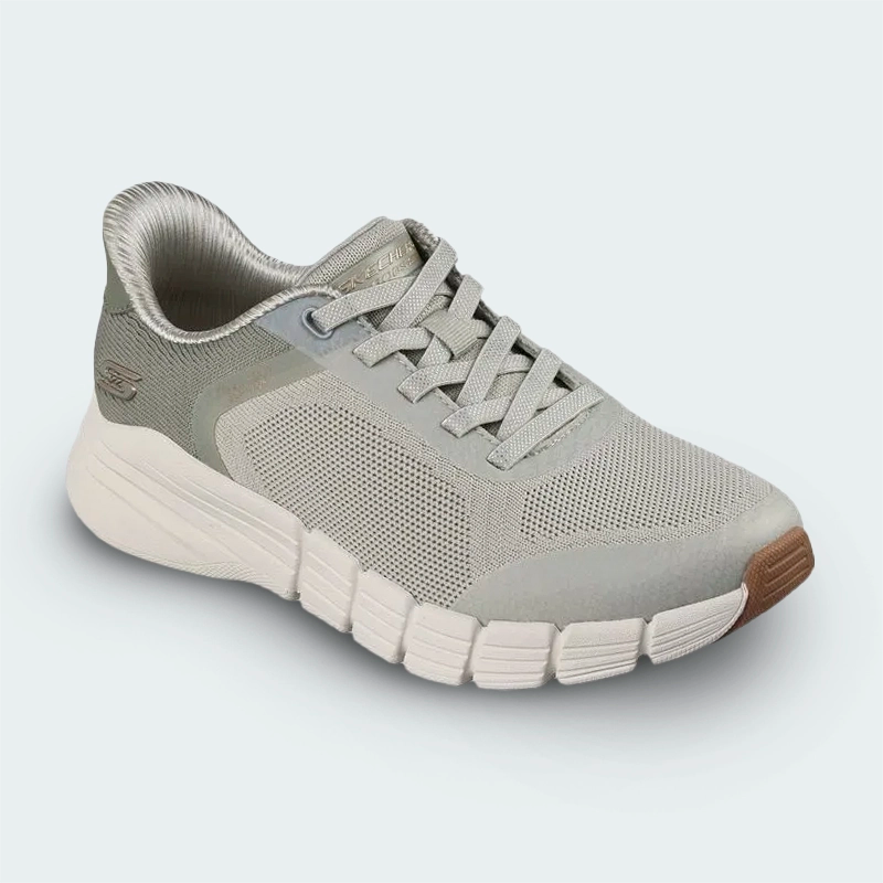 Tenis Skechers Bobs B Flex 2.0 Gris Verde Mujer