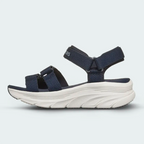 Sandalia Skechers Dlux Walker Azul Mujer