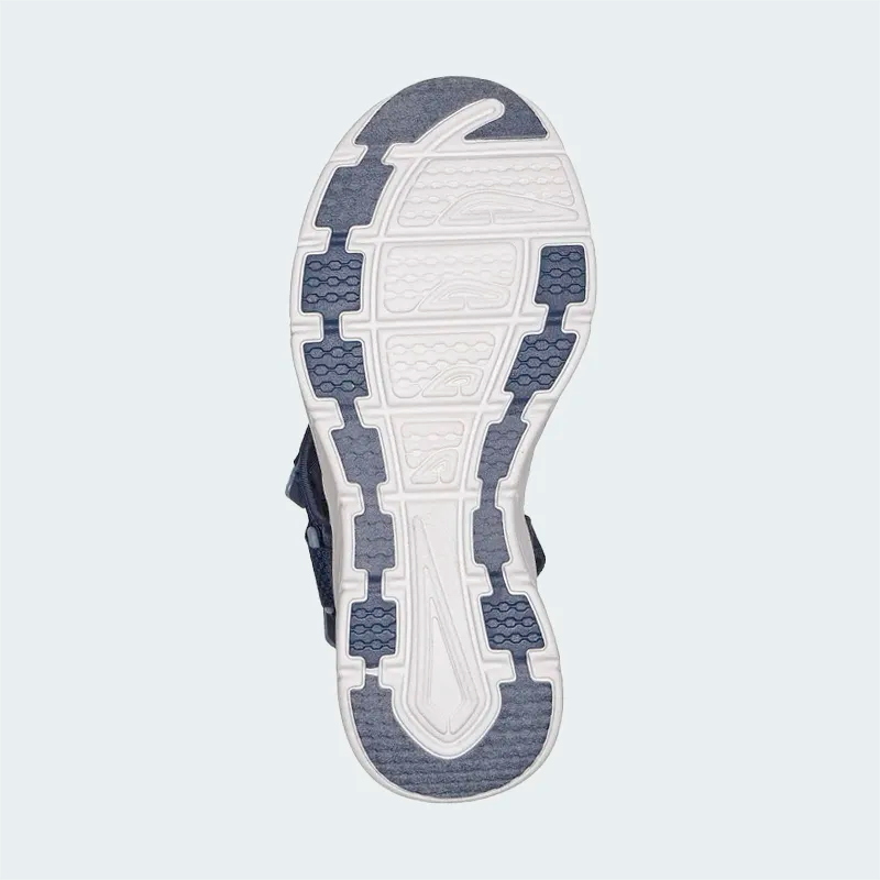 Sandalia Skechers Dlux Walker Azul Mujer