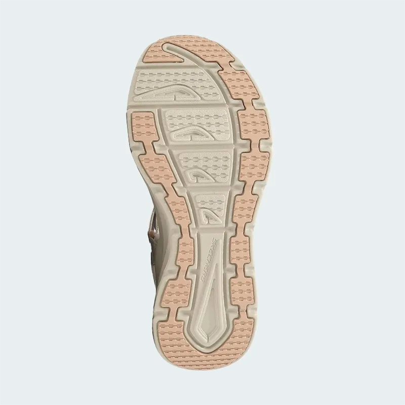Sandalia Skechers Dlux Walker Gris Mujer