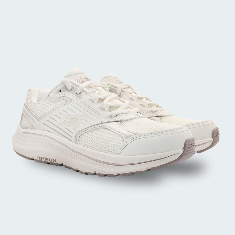 Tenis Skechers Go Run Consistent 2.0 Beige Mujer