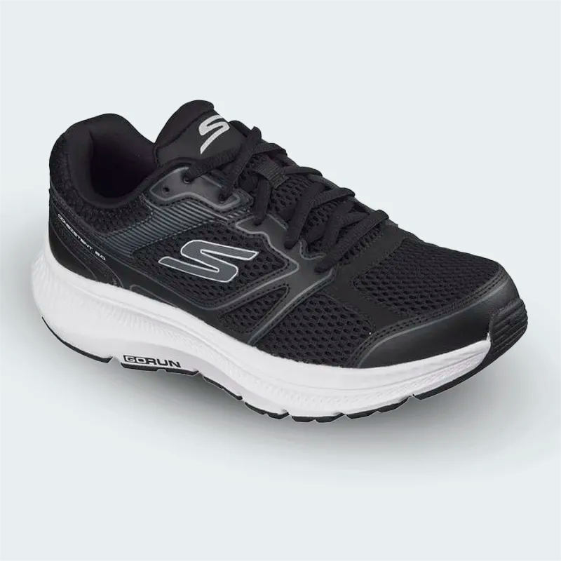 Tenis Skechers Go Run Consistent Negro Blanco Mujer