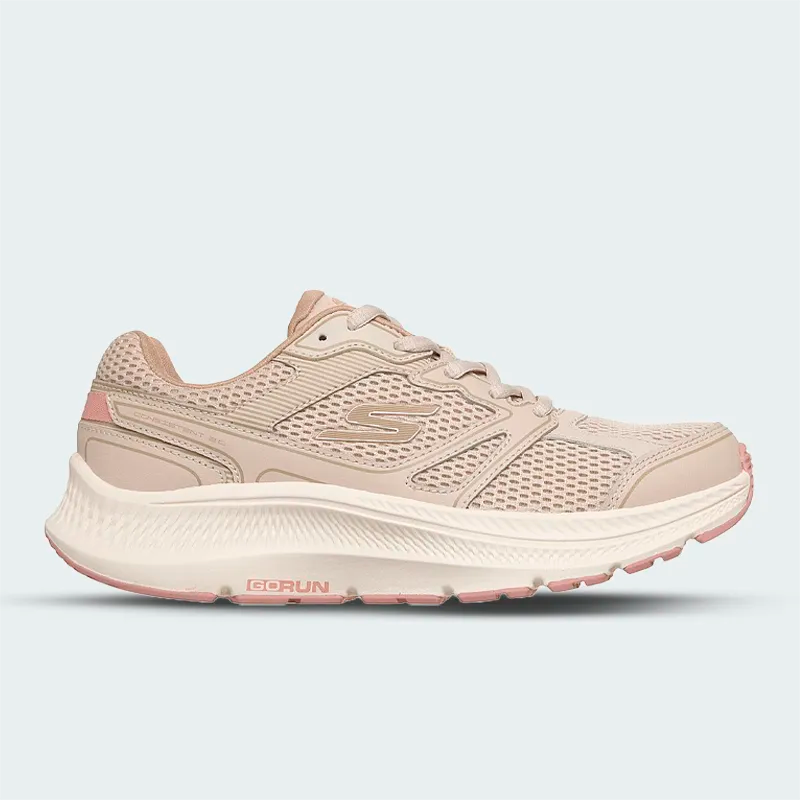 Tenis Skechers Go Run Consistent Beige Mujer
