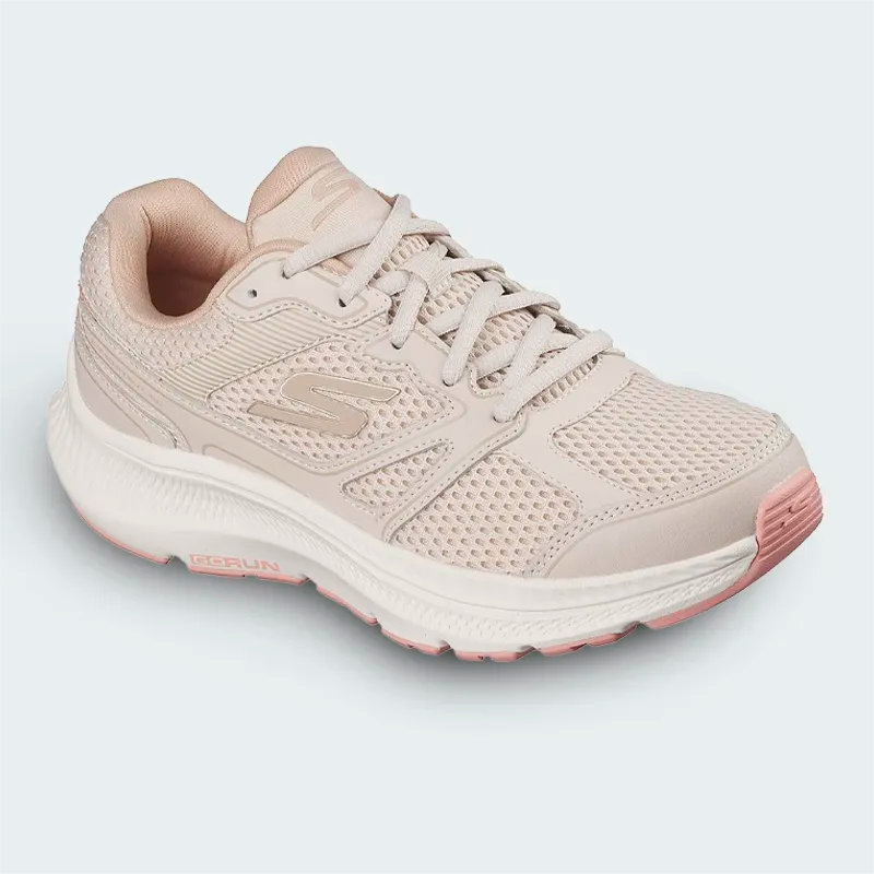 Tenis Skechers Go Run Consistent Beige Mujer