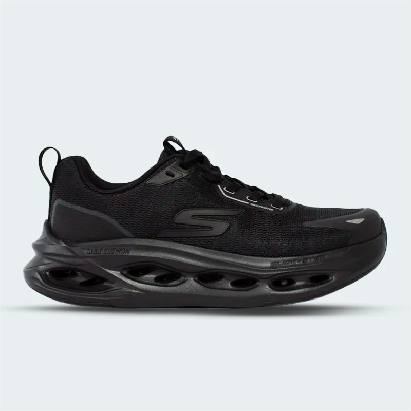 Tenis Skechers Max Cushioning Glide-Step Negro Mujer