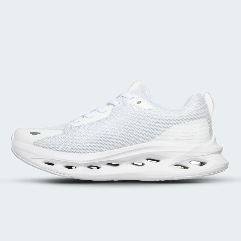 Tenis Skechers Max Cushioning Glide Step Blanco Mujer