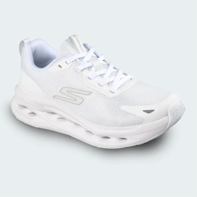 Tenis Skechers Max Cushioning Glide Step Blanco Mujer