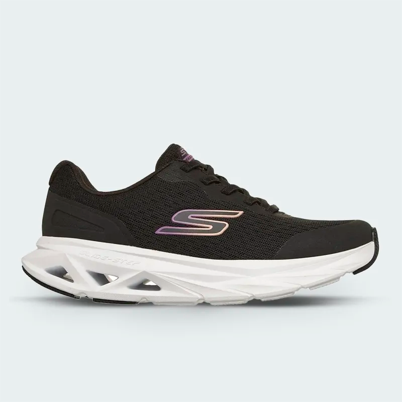 Tenis Skechers Glide Step Vortex Negro Mujer