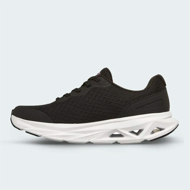 Tenis Skechers Glide Step Vortex Negro Mujer
