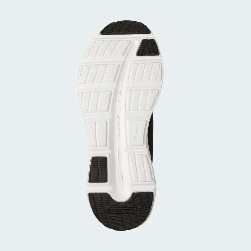 Tenis Skechers Glide Step Vortex Negro Mujer