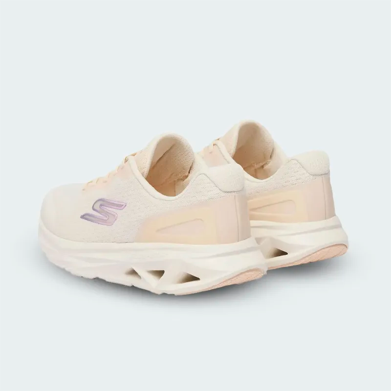 Tenis Skechers Glide Step Vortex Beige Mujer