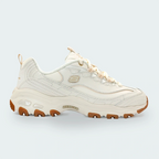 Tenis Skechers D'Lites Good Neutral Beige Mujer