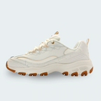 Tenis Skechers D'Lites Good Neutral Beige Mujer