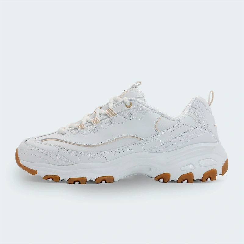 Tenis Skechers D'Lites Good Neutral Blanco Mujer