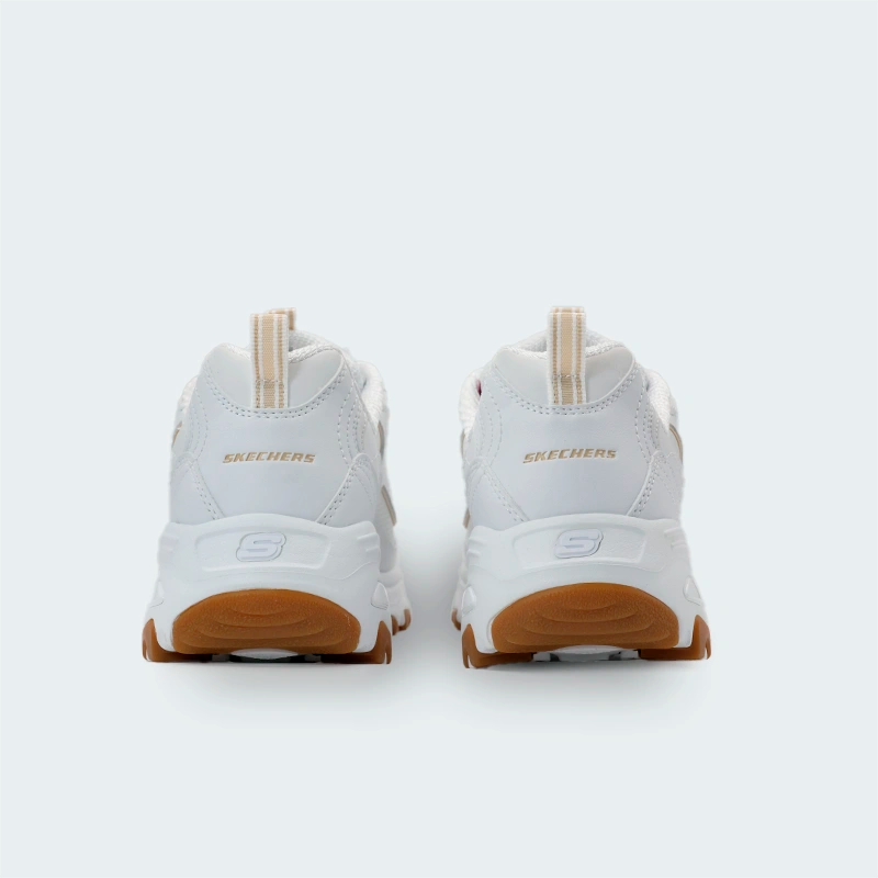 Tenis Skechers D'Lites Good Neutral Blanco Mujer