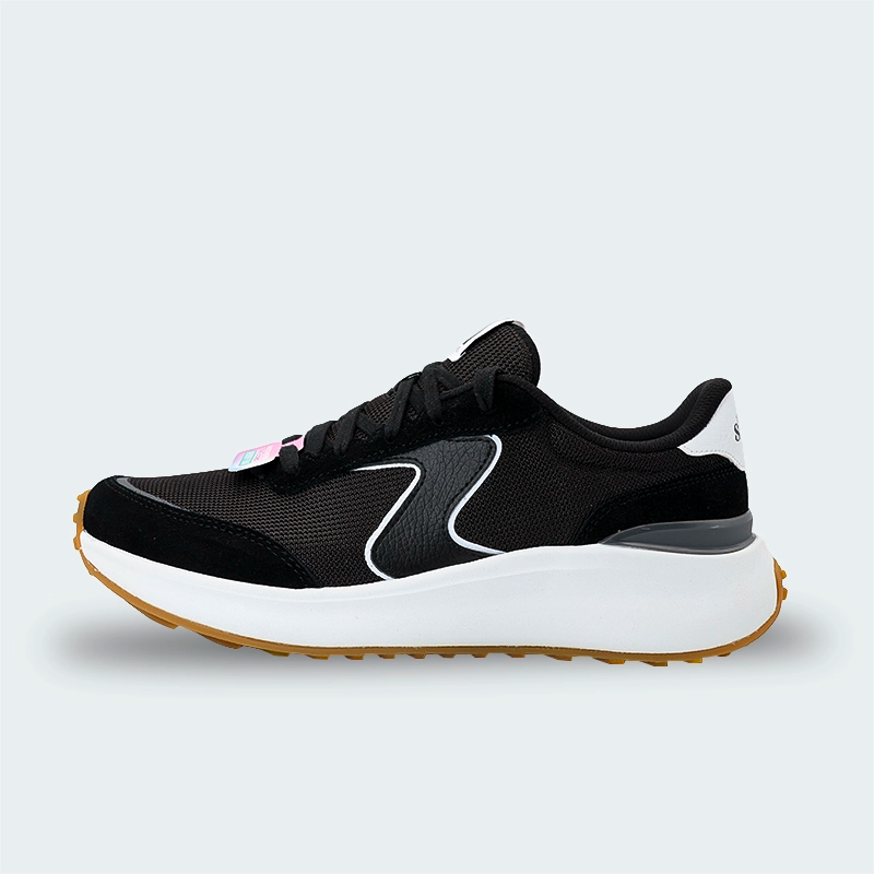 Tenis Skechers Retro Revival Negro Mujer