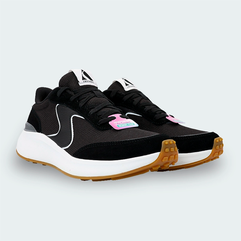 Tenis Skechers Retro Revival Negro Mujer