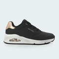 Tenis Skechers Uno Golden Air Negro Mujer