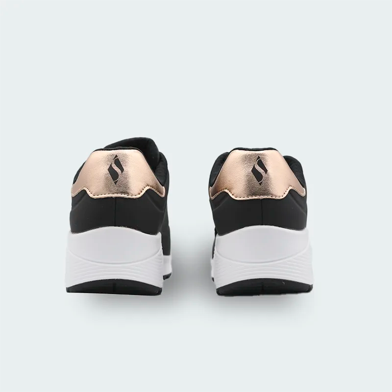 Tenis Skechers Uno Golden Air Negro Mujer