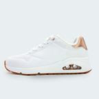 Tenis Skechers Uno Golden Air Blanco Mujer