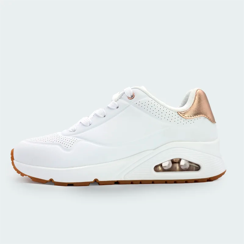 Tenis Skechers Uno Golden Air Blanco Mujer