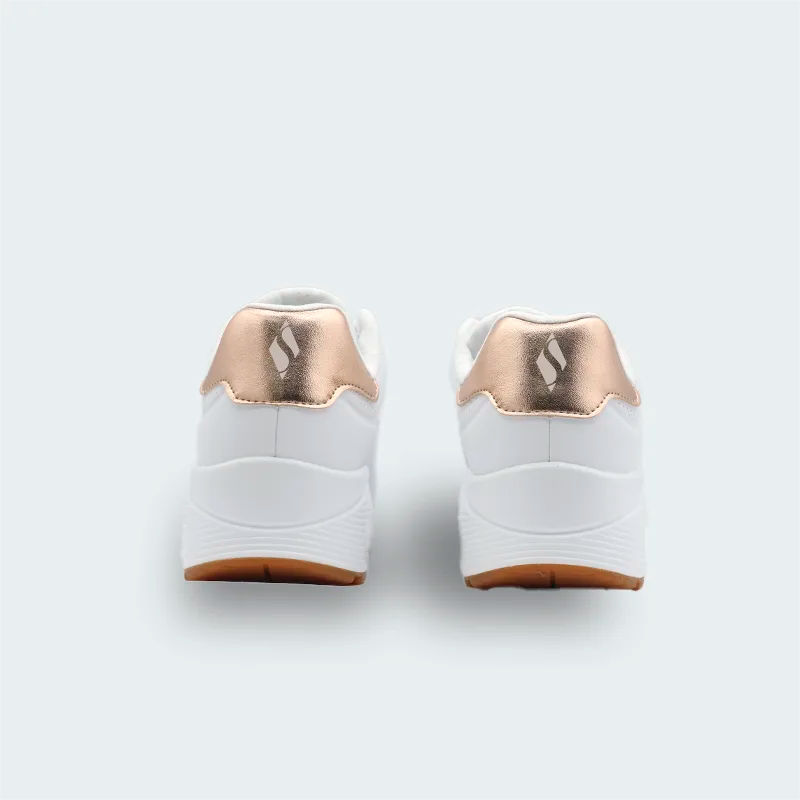 Tenis Skechers Uno Golden Air Blanco Mujer