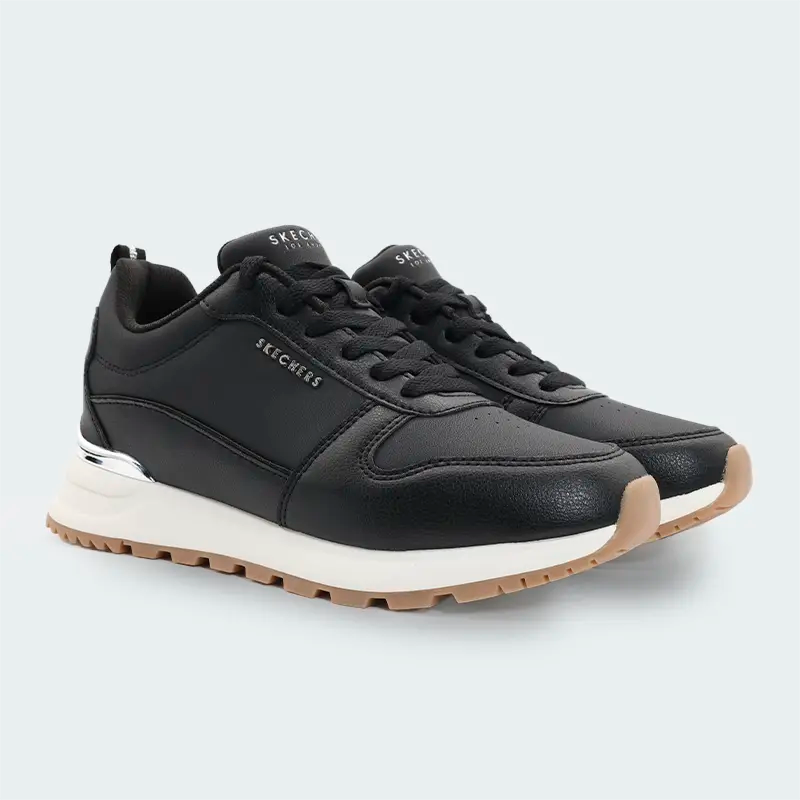 Tenis Skechers Runway Negro Mujer