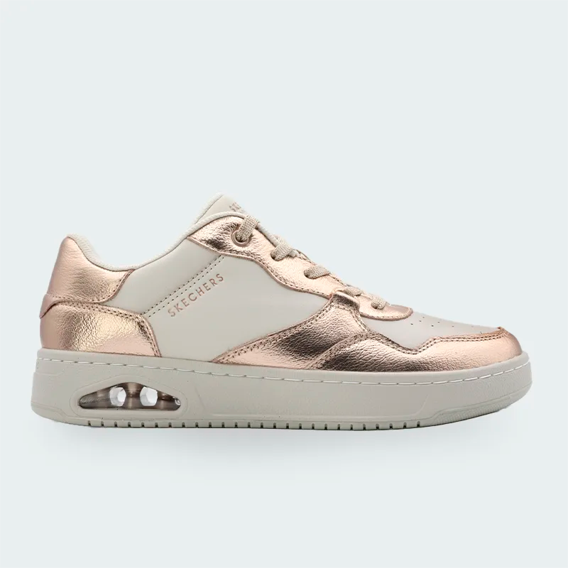 Tenis Skechers Mujer Uno Ctl Air-CooledMF Oro Rosa Mujer