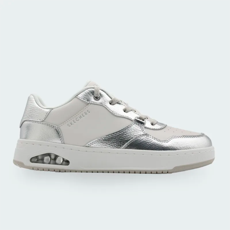 Tenis Skechers Mujer Uno Ctl Air-CooledMF Plateado Mujer