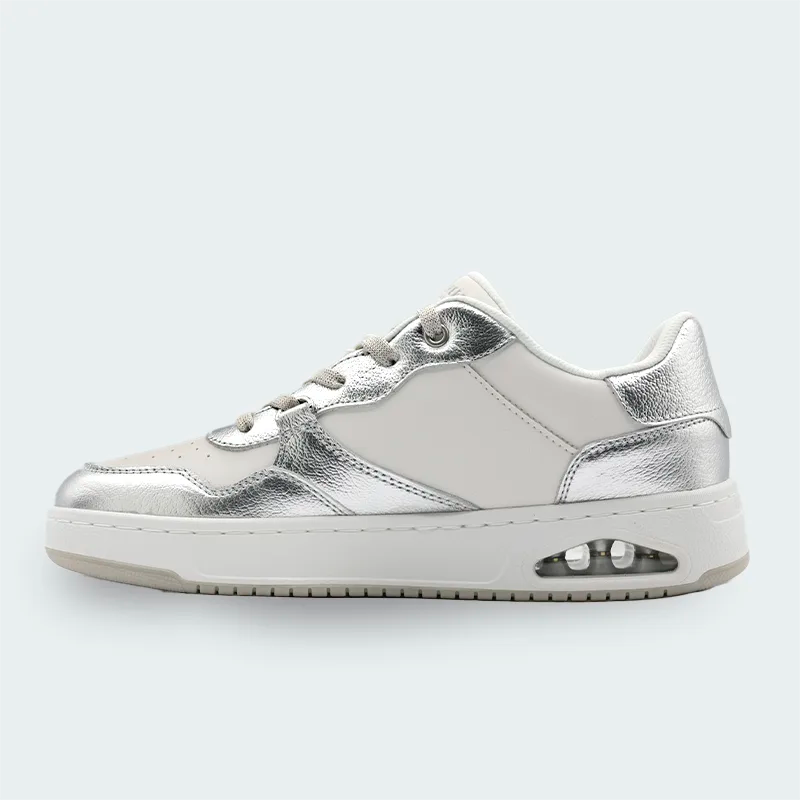 Tenis Skechers Mujer Uno Ctl Air-CooledMF Plateado Mujer
