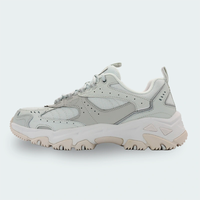 Tenis Skechers D'Lites Hiker Gris Mujer