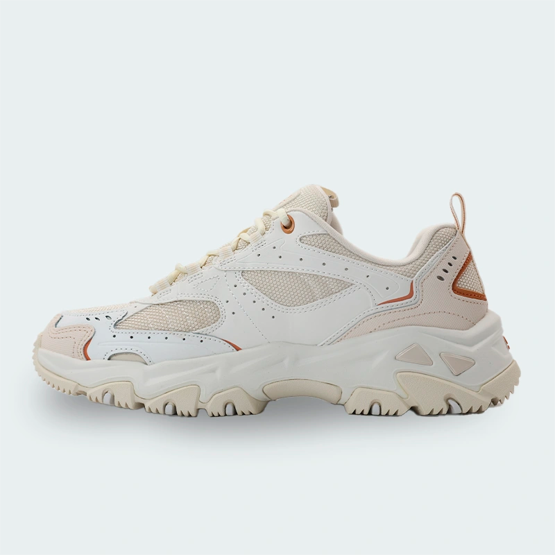 Tenis Skechers D'Lites Hiker Beige Mujer