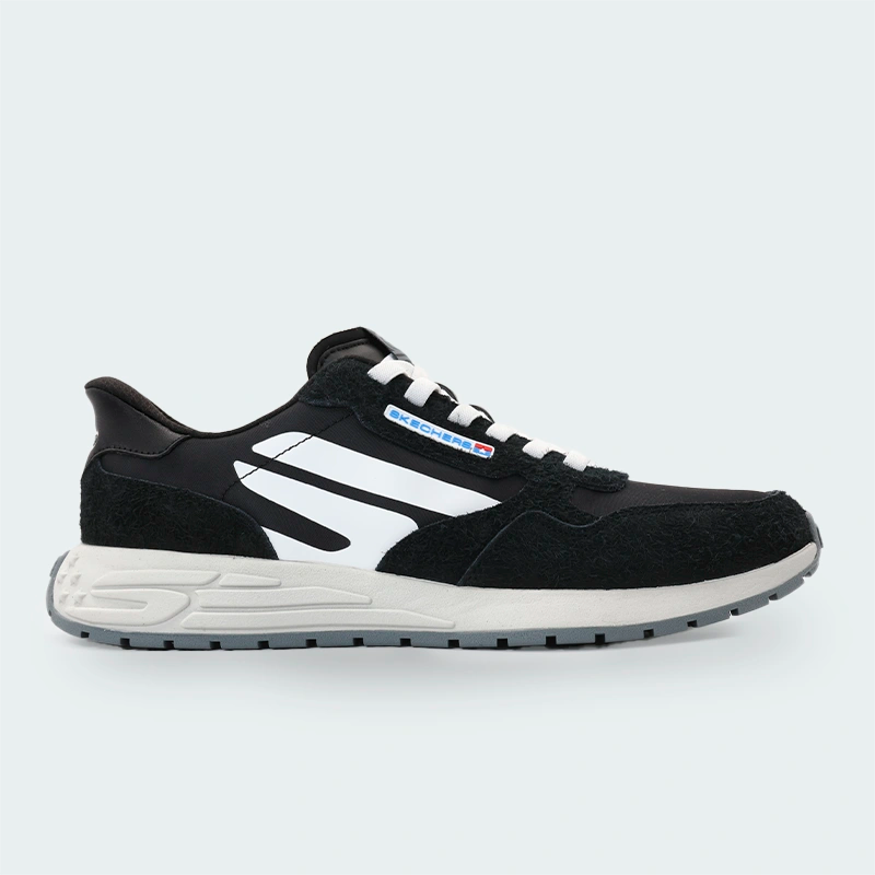 Tenis Skechers Street Ret Negro Hombre
