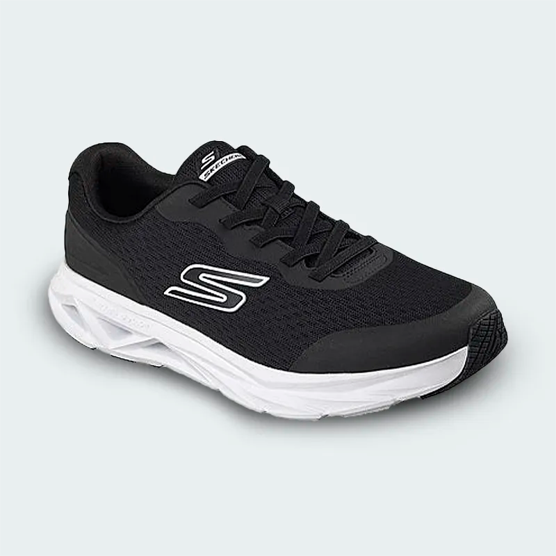 Tenis Skechers Glide Step Vortex Avalin Negro Blanco Hombre