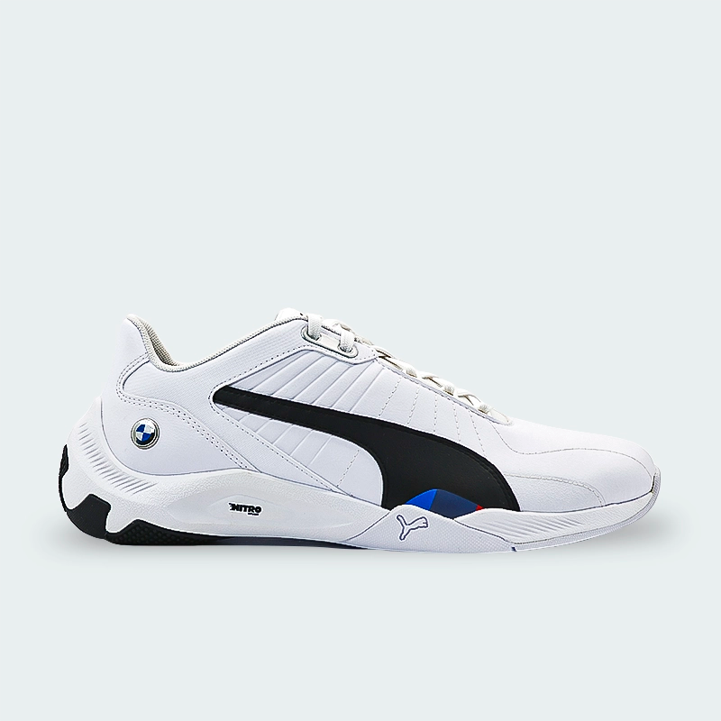 Tenis Puma BMW M Motorsport Kart Cat Rl Nitro Blanco Hombre