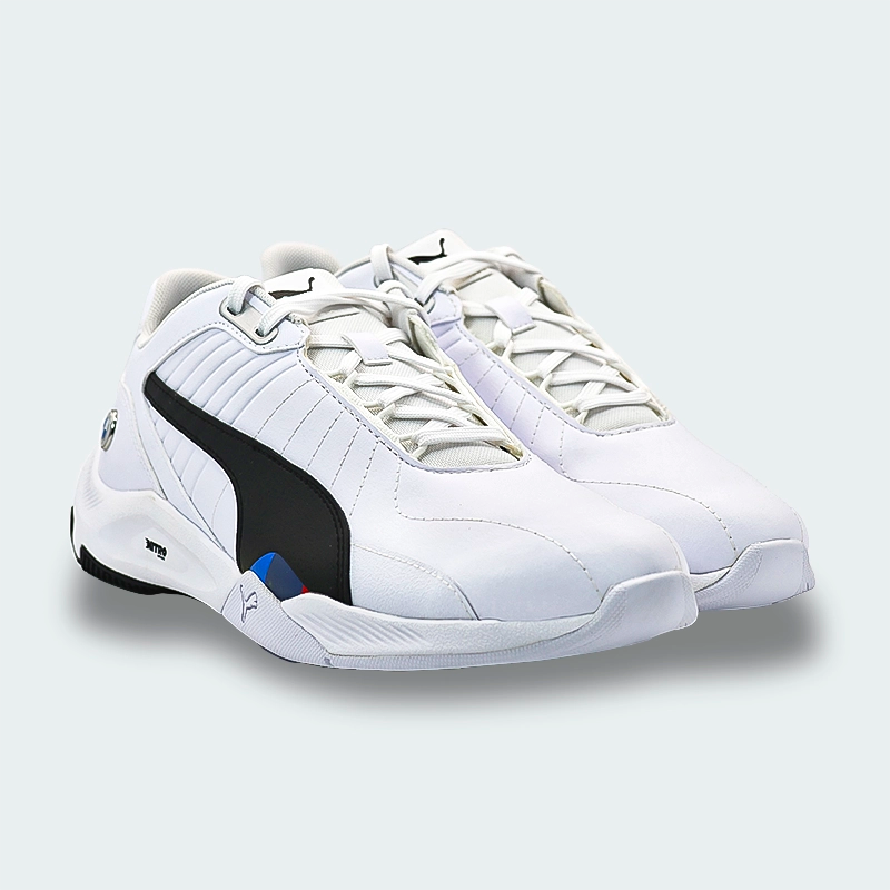 Tenis Puma BMW M Motorsport Kart Cat Rl Nitro Blanco Hombre