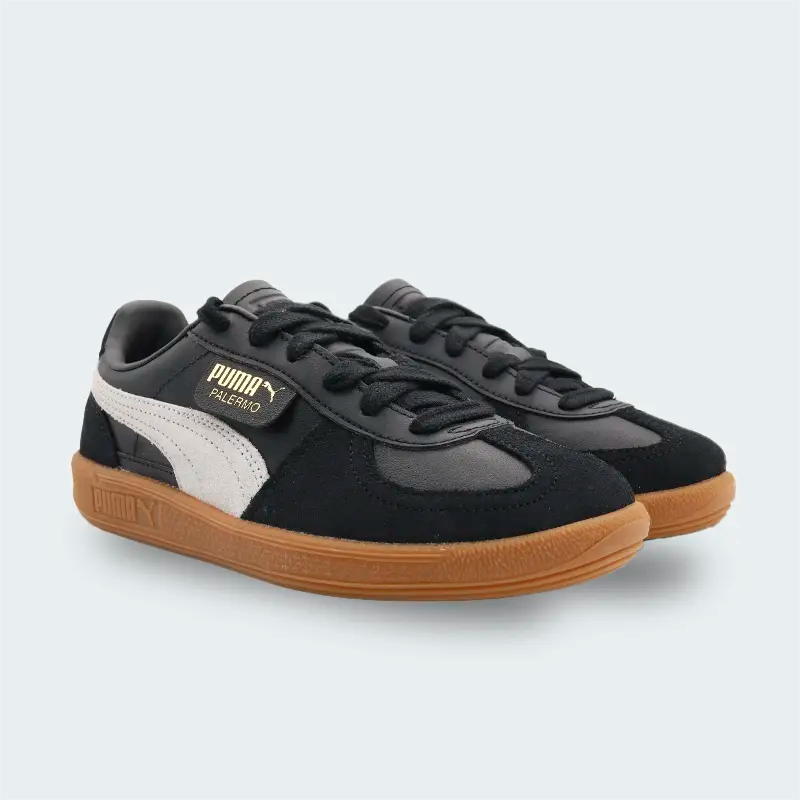 Tenis Puma Palermo Negro Mujer
