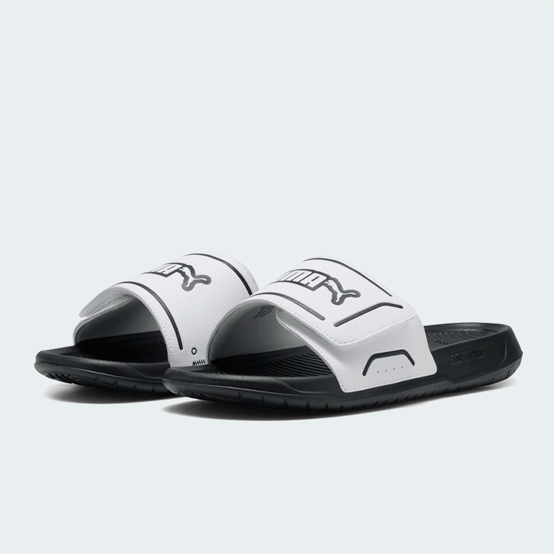 Sandalias Puma Royalcat Comfort 2 Blanco Negro Hombre