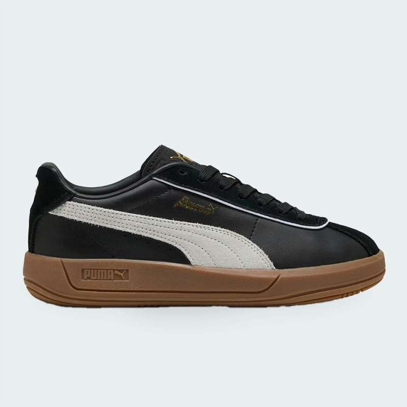 Tenis Puma Club Klassika Negro Mujer
