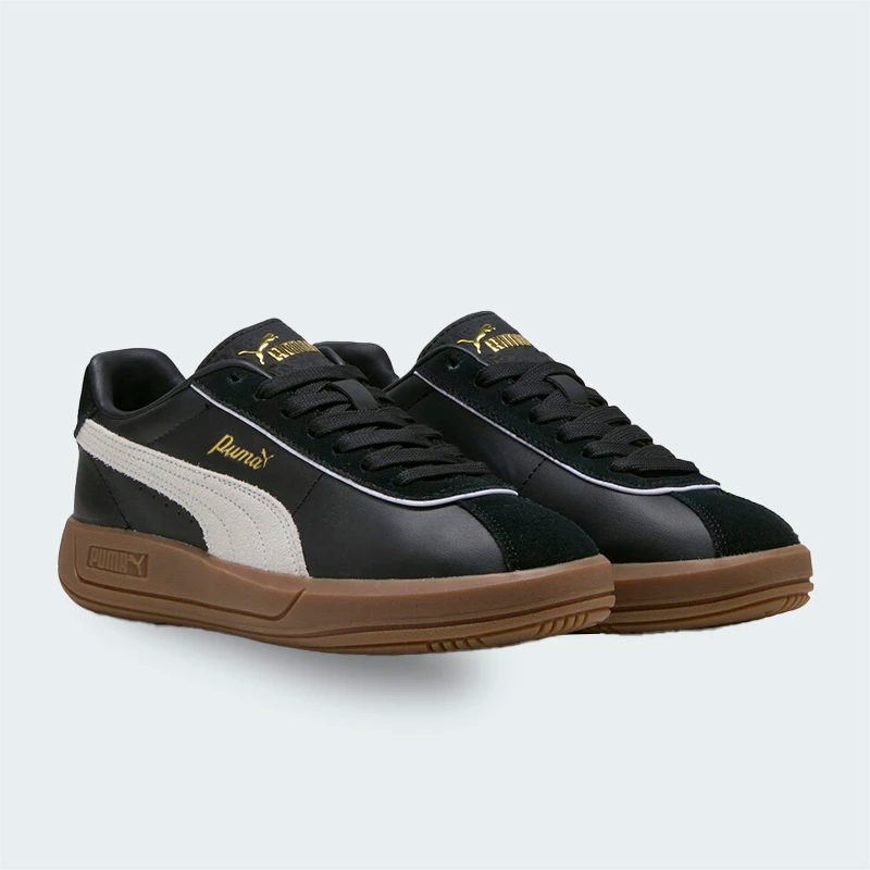 Tenis Puma Club Klassika Negro Mujer