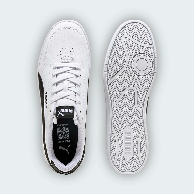 Tenis Puma Court Classic Clean Hombre